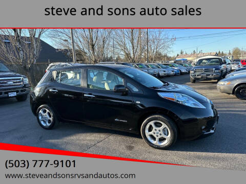 2011 Nissan LEAF for sale at steve and sons auto sales in Happy Valley OR