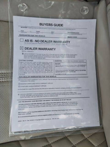 2017 Ford Fusion Platinum