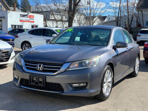 2014 Honda Accord for sale at Tonny's Auto Sales Inc. in Brockton MA