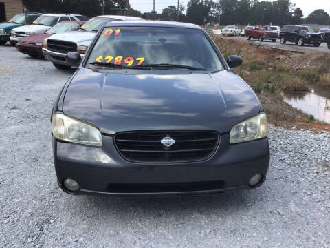 2001 Nissan Maxima for sale at K & E Auto Sales in Ardmore AL