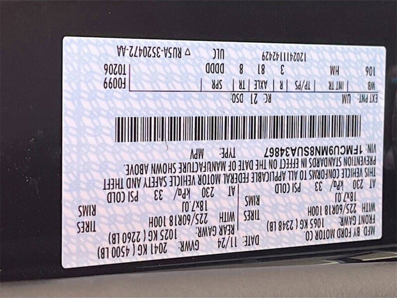 2025 Ford Escape ST-Line