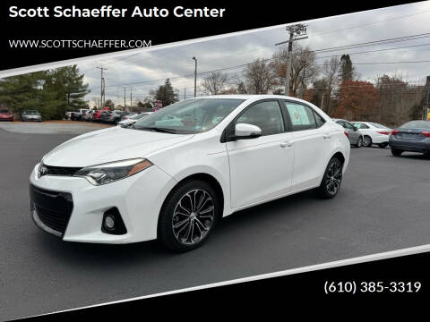 2016 Toyota Corolla for sale at Scott Schaeffer Auto Center in Birdsboro PA