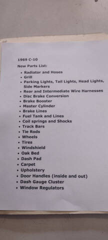 1969 Chevrolet C/K 10 Series