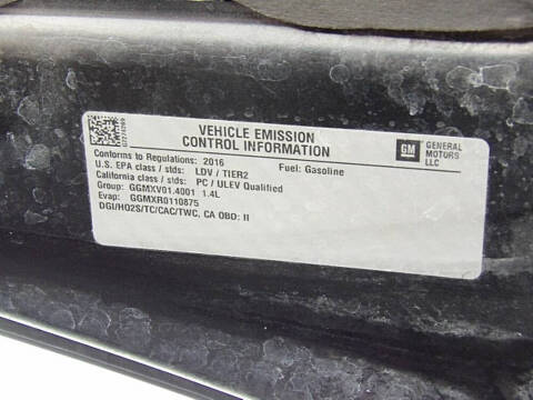 2016 Chevrolet Cruze LT Auto