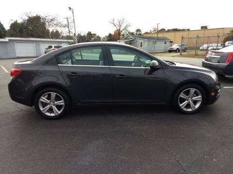 2015 Chevrolet Cruze for sale at Kenny's Auto Sales Inc. in Lowell NC