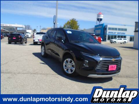 2019 Chevrolet Blazer for sale at DUNLAP MOTORS INC in Independence IA