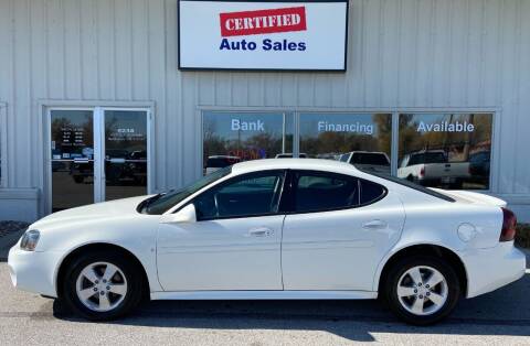 2008 Pontiac Grand Prix for sale at Certified Auto Sales in Des Moines IA