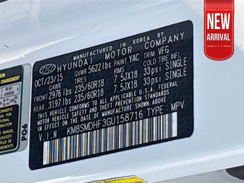 2016 Hyundai Santa Fe SE