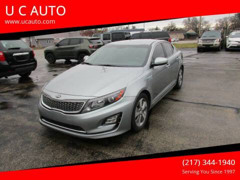 2016 Kia Optima Hybrid for sale at U C AUTO in Urbana IL