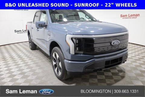 2023 Ford F-150 Lightning for sale at Sam Leman Ford in Bloomington IL