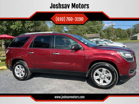 2015 GMC Acadia for sale at Joshsav Motors in Walnutport PA