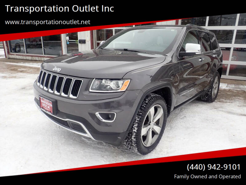 2016 Jeep Grand Cherokee for sale at Transportation Outlet Inc in Eastlake OH