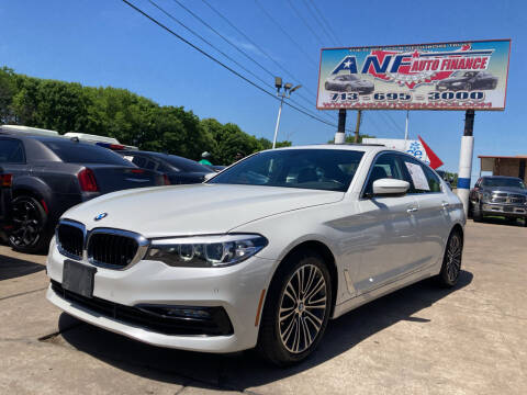 2018 BMW 5 Series for sale at ANF AUTO FINANCE in Houston TX