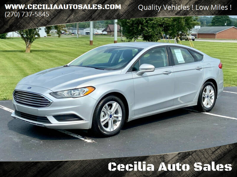 2018 Ford Fusion for sale at Cecilia Auto Sales in Elizabethtown KY