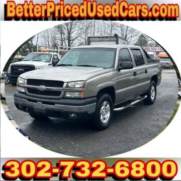 2003 Chevrolet Avalanche for sale at Better Priced Used Cars in Frankford DE