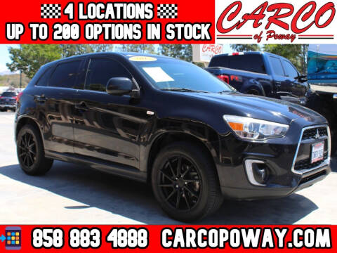 2015 Mitsubishi Outlander Sport for sale at CARCO SALES & FINANCE - CARCO OF POWAY in Poway CA