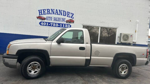 2004 Chevrolet Silverado 1500 for sale at Hernandez Auto Sales in Pawtucket RI