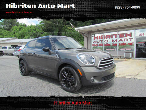 2014 MINI Paceman for sale at Hibriten Auto Mart in Lenoir NC