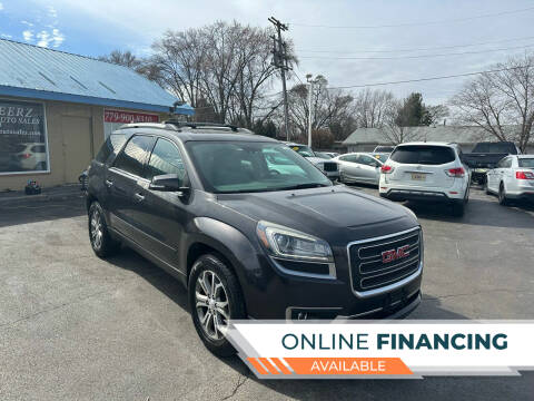 2015 GMC Acadia for sale at Steerz Auto Sales in Frankfort IL