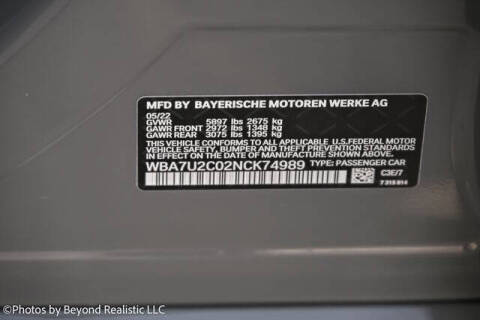 2022 BMW 7 Series 750i xDrive