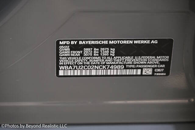 2022 BMW 7 Series 750i xDrive