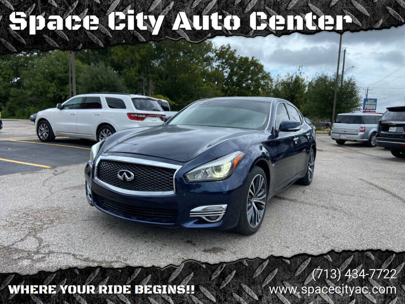 2015 Infiniti Q70 for sale at Space City Auto Center in Houston TX