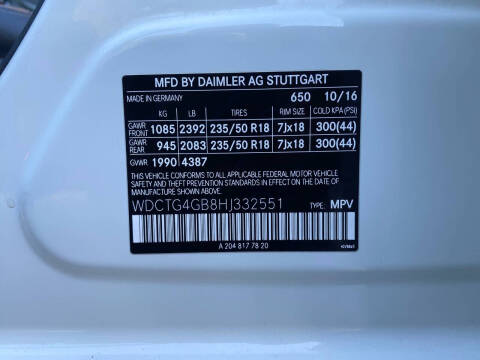 2017 Mercedes-Benz GLA GLA 250 4MATIC