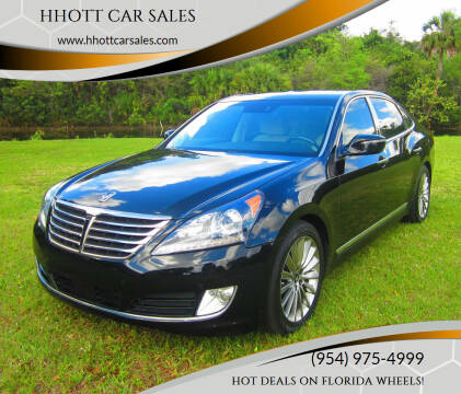 2014 Hyundai Equus for sale at HHOTT CAR SALES in Deerfield Beach FL