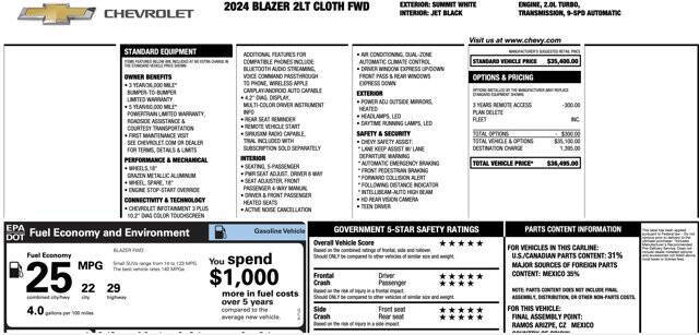 2024 Chevrolet Blazer LT