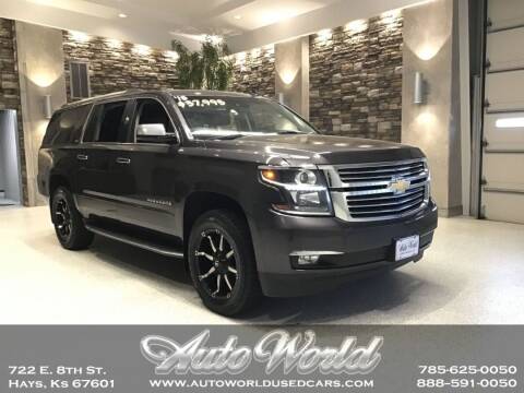 2015 Chevrolet Suburban for sale at Auto World Used Cars in Hays KS
