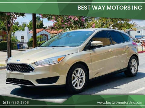 2015 Ford Focus for sale at BEST WAY MOTORS INC in San Diego CA