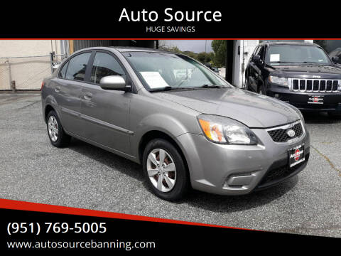 2010 Kia Rio for sale at Auto Source in Banning CA