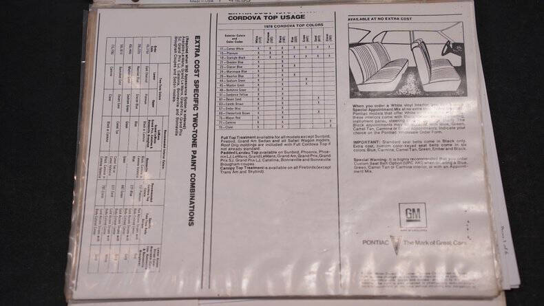 1978 Pontiac Firebird