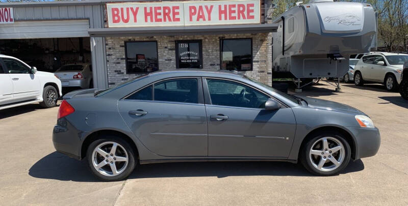 2009 Pontiac G6 for sale at Greenville Auto Sales in Greenville TX