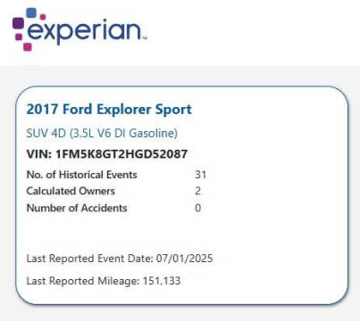 2017 Ford Explorer Sport