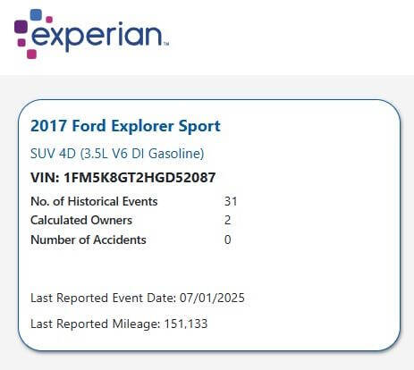2017 Ford Explorer Sport
