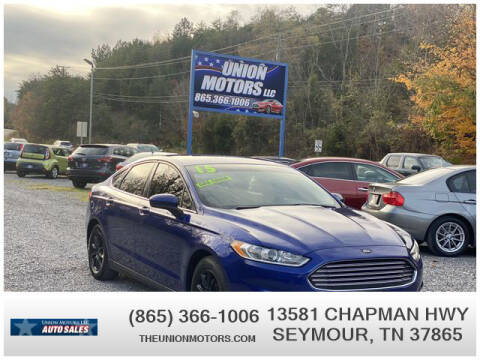 2015 Ford Fusion for sale at Union Motors in Seymour TN