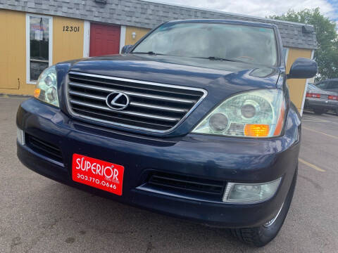 2004 Lexus GX 470 for sale at Superior Auto Sales, LLC in Wheat Ridge CO