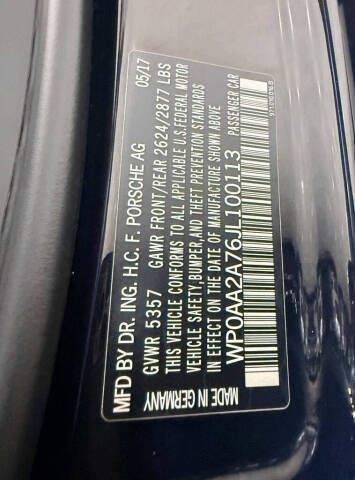 2018 Porsche Panamera 4