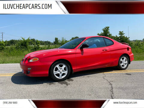 2001 Hyundai Tiburon for sale at ILUVCHEAPCARS.COM in Tulsa OK