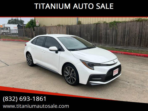 2022 Toyota Corolla for sale at TITANIUM AUTO SALE in Houston TX