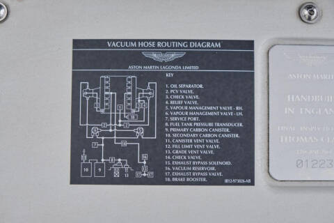 2003 Aston Martin V12 Vanquish
