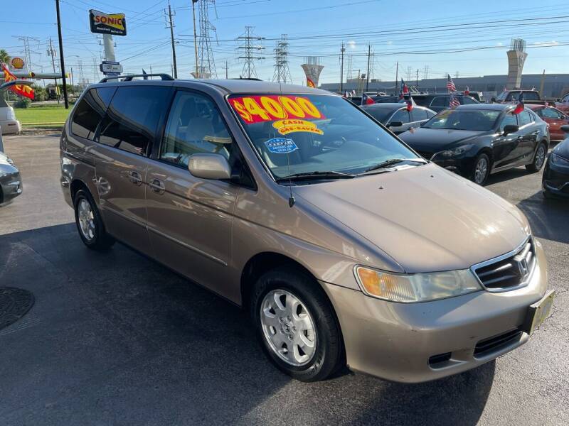 2003 Honda Odyssey for sale at Texas 1 Auto Finance in Kemah TX