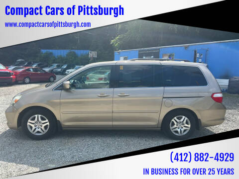 2007 Honda Odyssey for sale at Compact Cars of Pittsburgh in Pittsburgh PA