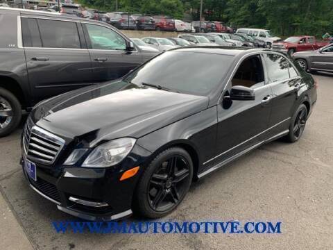 2013 Mercedes-Benz E-Class for sale at J & M Automotive in Naugatuck CT
