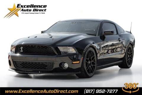 2012 Ford Shelby GT500 for sale at Excellence Auto Direct in Euless TX