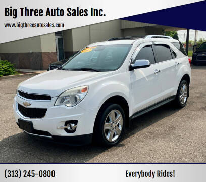 2014 Chevrolet Equinox for sale at Big Three Auto Sales Inc. in Detroit MI