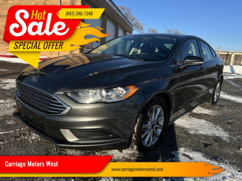 2017 Ford Fusion for sale at Carriage Motors West in Fox Lake IL