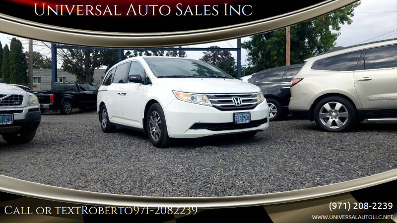 2012 Honda Odyssey for sale at Universal Auto Sales Inc in Salem OR