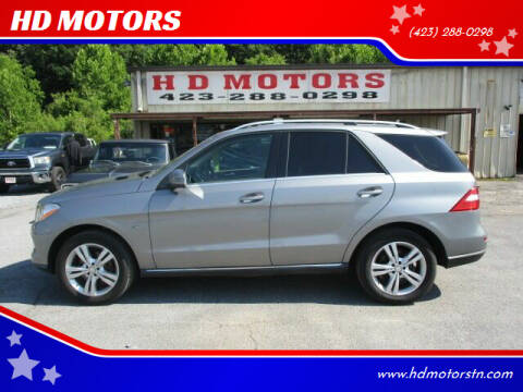 2012 Mercedes-Benz M-Class for sale at HD MOTORS in Kingsport TN